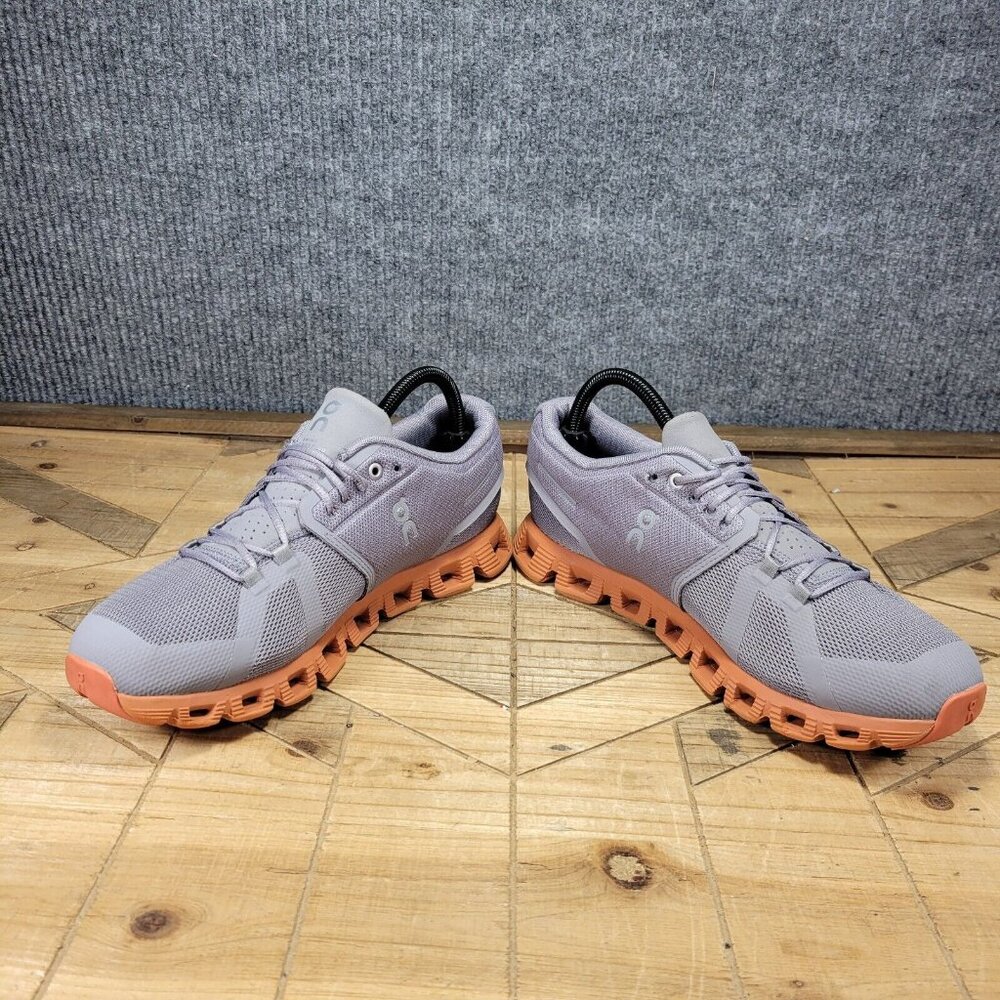 On Cloud 5 Mens Size 8.5 Zinc Grey Canyon Orange 59.98888 Running Athletic Shoes - Picture 4 of 11